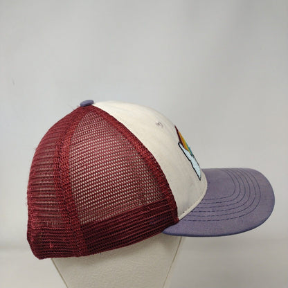 Idaho Rainbow Snapback Mesh Back Trucker Hat Multi OSFA Embroidered