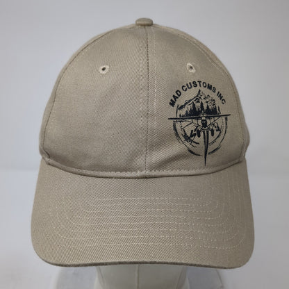 Mad Customs Inc Strapback Baseball Cap Brown One Size Adjustable 6 Panel ATC