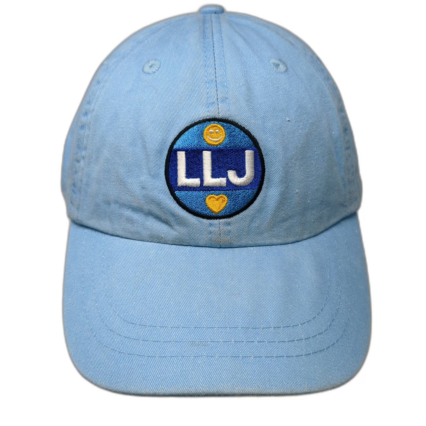 Adams Baseball Cap Blue One Size Live Like Jonathan Leather Strapback Hat