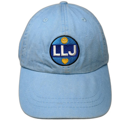 Adams Baseball Cap Blue One Size Live Like Jonathan Leather Strapback Hat