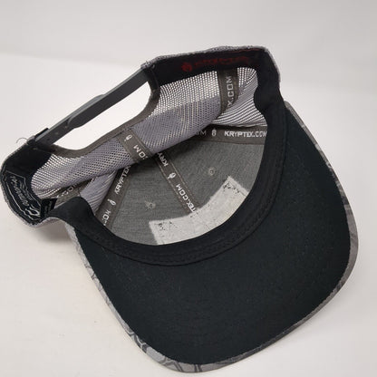 Kryptek Patch Snapback Mesh Back Trucker Hat Camo One Size Outdoor Cap