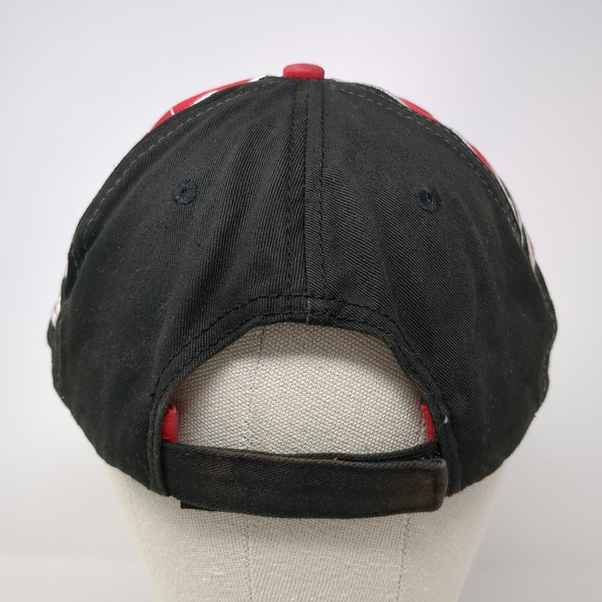 Capsmith Nebraska Huskers Baseball Cap Red One Size Strapback Hat Claw Script