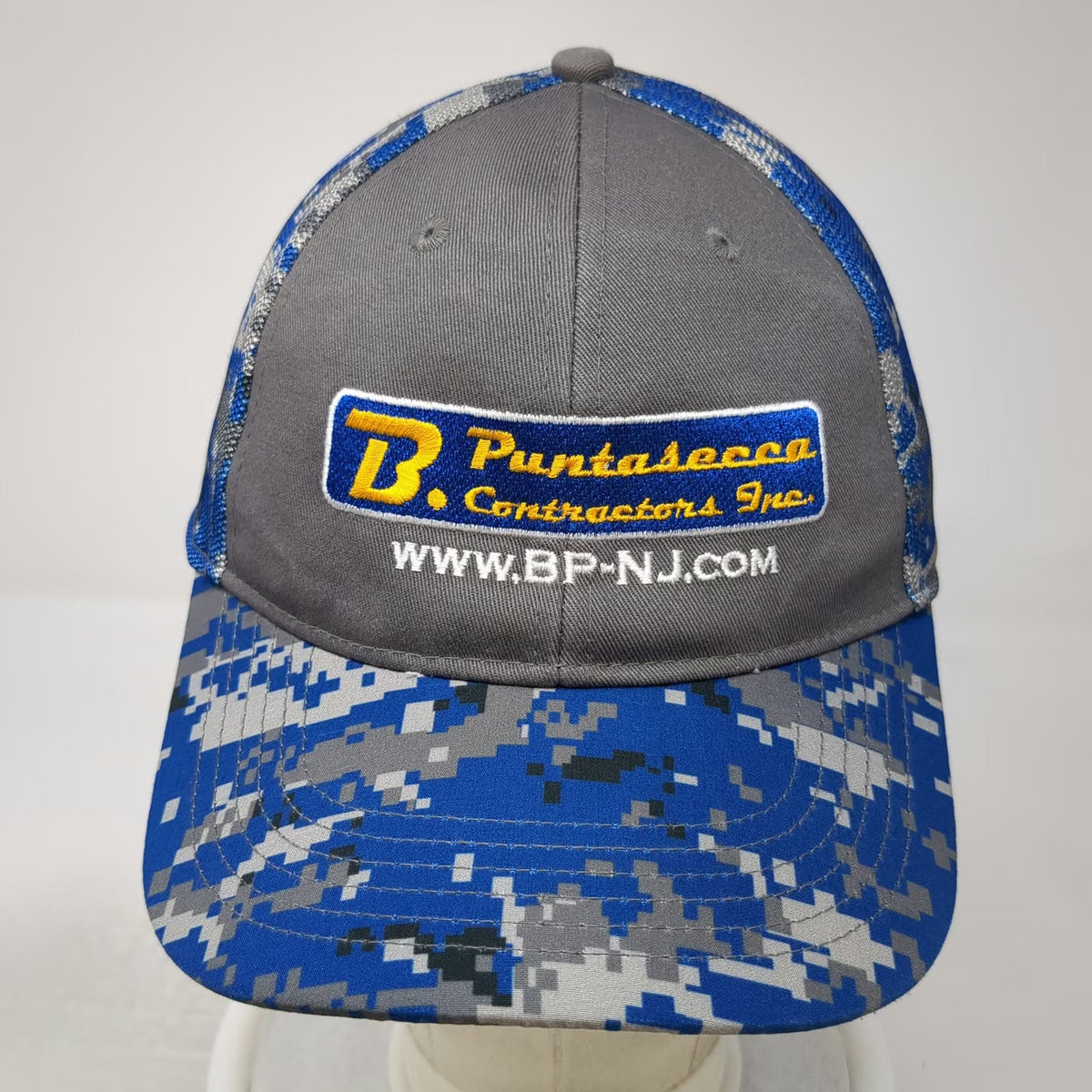 Outdoor Cap Baseball Cap Gray One Size Puntasecca Contractors Digital Camo Hat