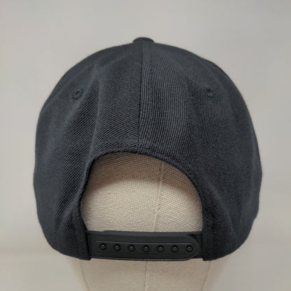 Suforia Snapback Hat Black One Size Embroidered Adjustable Yupoong
