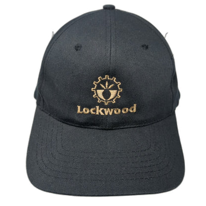 Tc Lockwood Gear Logo Black Baseball Cap One Size Adjustable Embroidered Hat