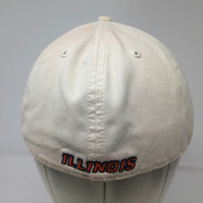 '47 Illinois Fighting Illini NCAA Beige Baseball Cap M Green Underbrim Fitted