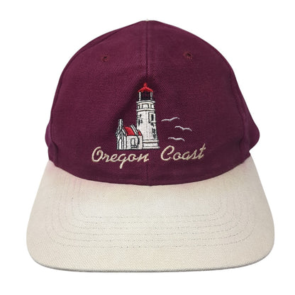 Oregon Coast Slideback Hat Red One Size Adjustable Colorblock Richardson