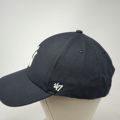 New York Yankees MLB '47 Baseball Cap Blue OSFM Gray Undervisor Strapback Hat