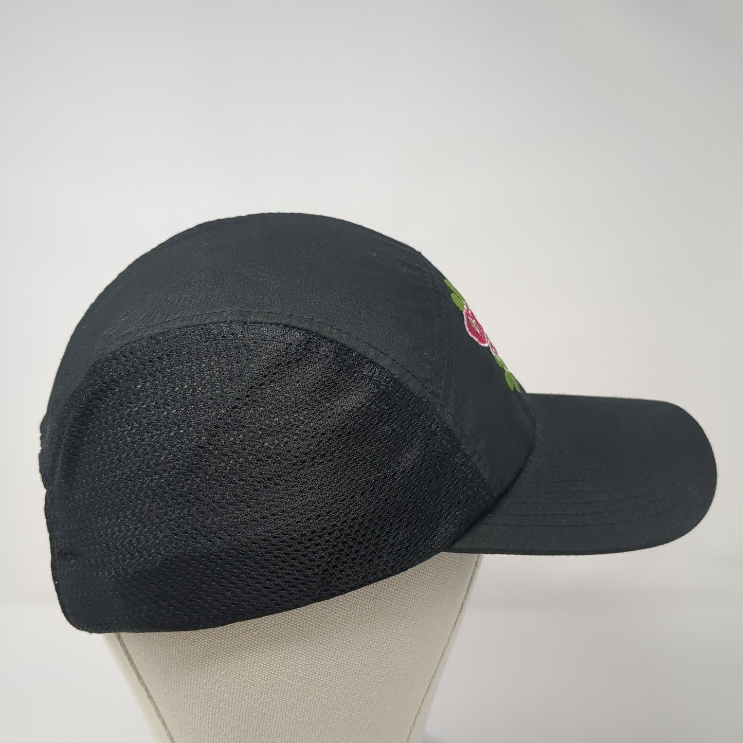 Girls On The Run Strapback 5 Panel Hat Black One Size Solid Adjustable