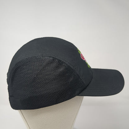 Girls On The Run Strapback 5 Panel Hat Black One Size Solid Adjustable