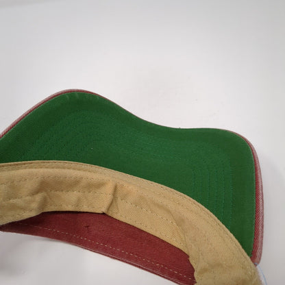 Hangout Snapback Sun Visor Hat Red One Size Adjustable Embroidered Legacy