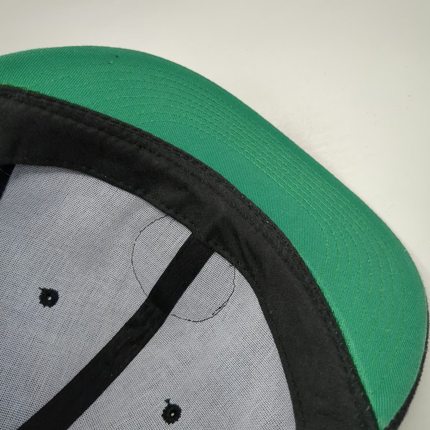 Crown Trejo's Tacos Snapback Black One Size Hat Danny Trejo Logo Green Underbrim