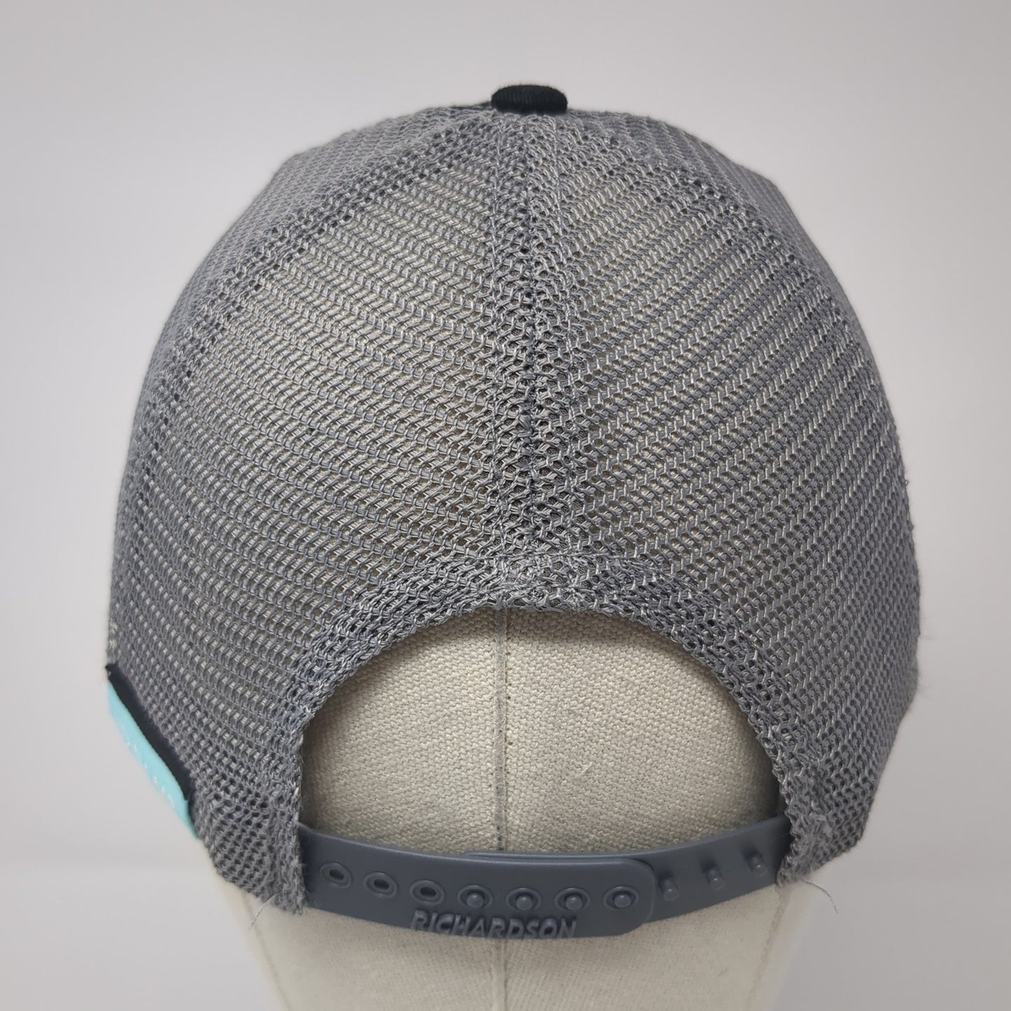 GenSend Patch Snapback Trucker Hat Black Large Mesh Back Richardson