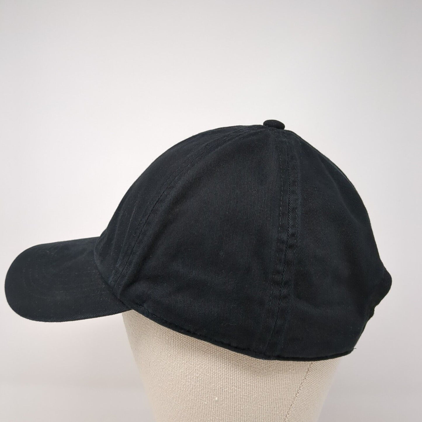 Unbranded Slideback Hat Black One Size Solid Adjustable Outdoor Blank
