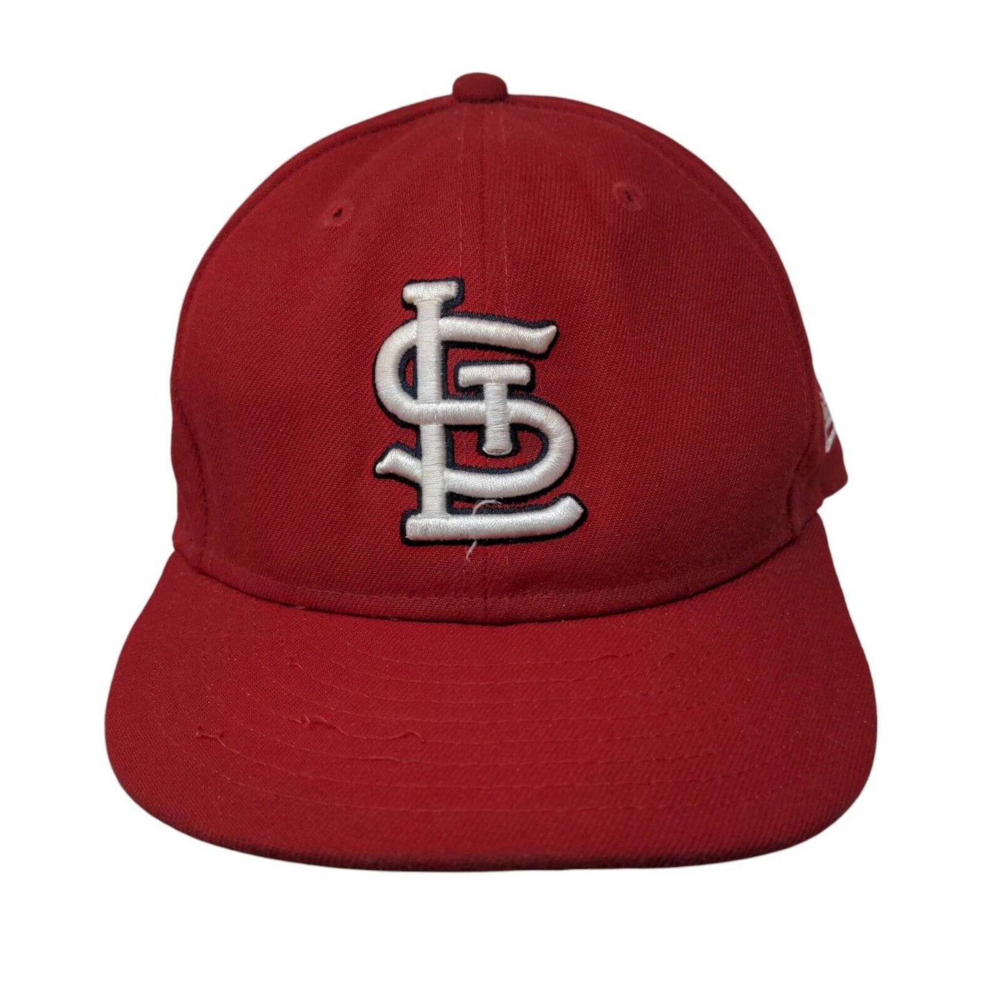 St Louis Cardinals Fitted Hat Red Size 7 3/4 New Era 59Fifty MLB Embroidered