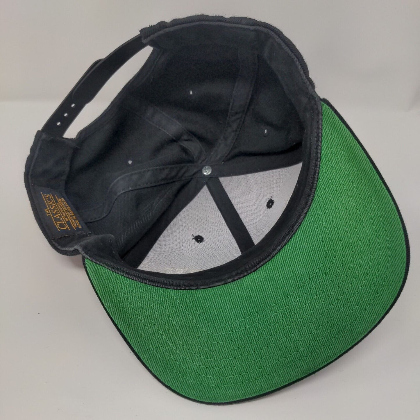Compton SSUR+ Snapback Hat Black OS Adjustable Embroidered The Classics Yupoong