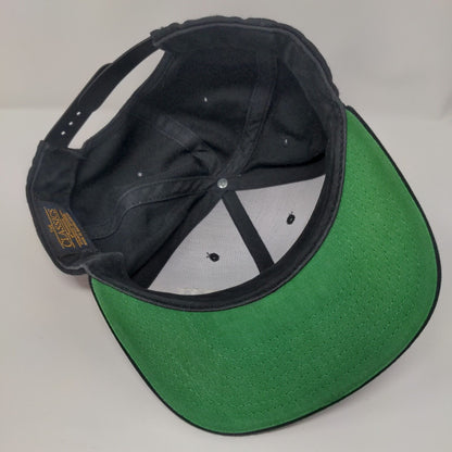 Compton SSUR+ Snapback Hat Black OS Adjustable Embroidered The Classics Yupoong
