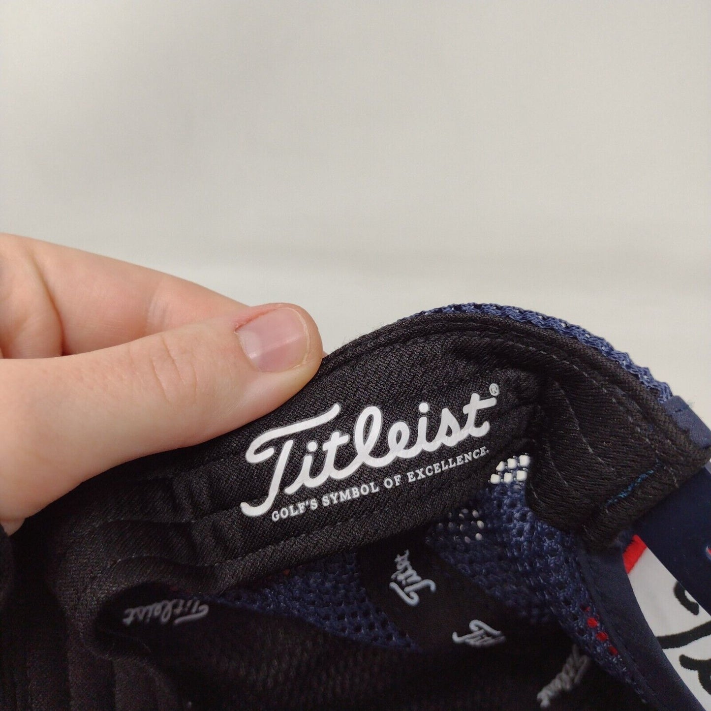 Titleist FJ Pro V1 Snapback Trucker Hat Blue One Size Embroidered 6 Panel