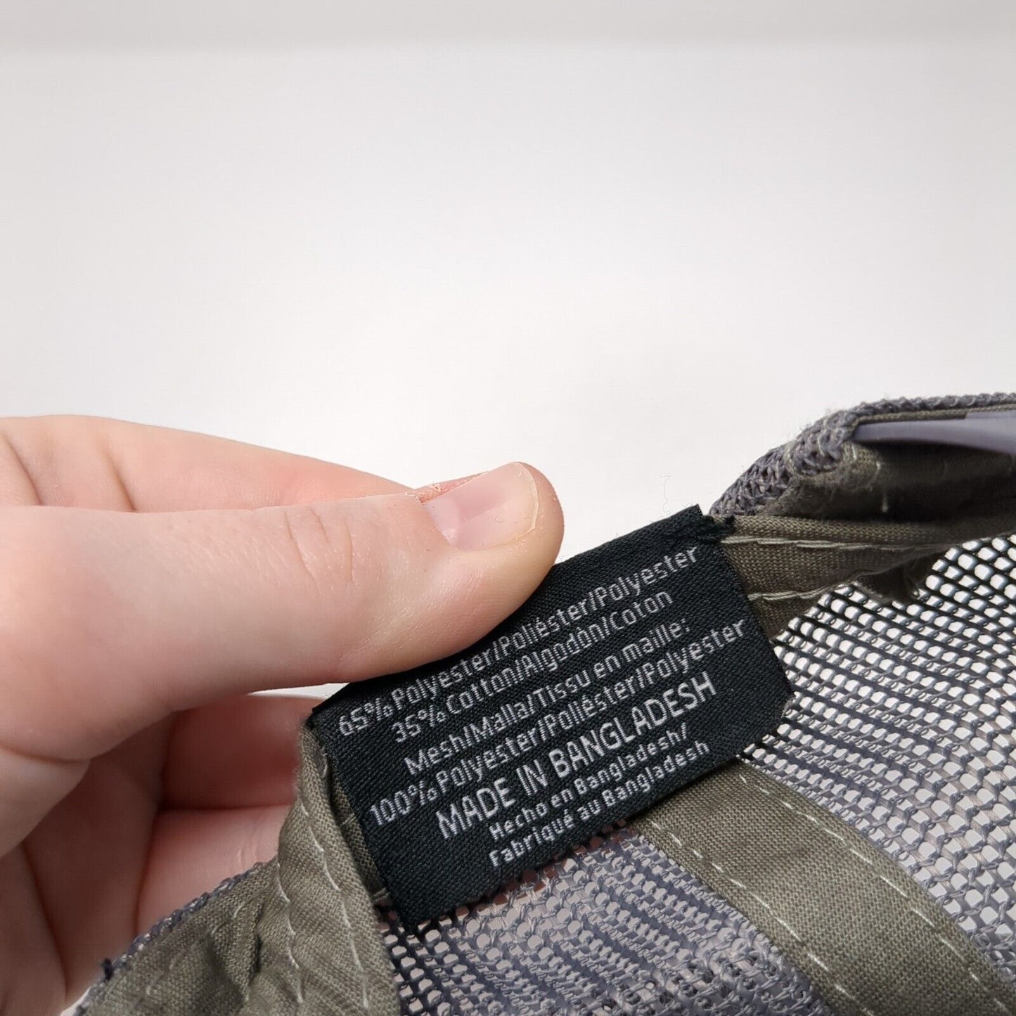 Pacific Headwear Snapback Mesh Back Trucker Hat Black One Size Patch