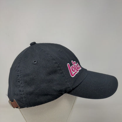 Lolis Mexican Cravings Slideback Hat Black One Size Leather Strap Adams