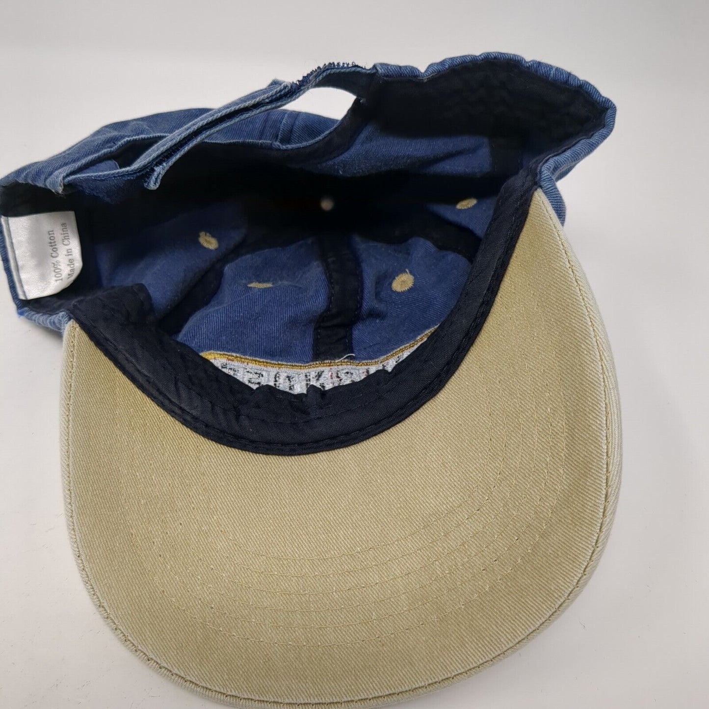 Smirnoff Strapback Hat Blue One Size Adjustable Embroidered Colorblock