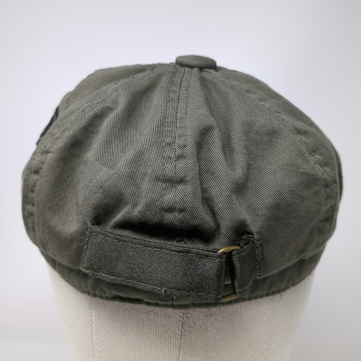 Limited Too Army Cap Green One Size Hat Cotton Pockets Zipper Slideback Military