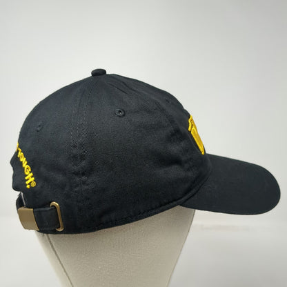 DeWalt Baseball Cap Black One Size Guaranteed Tough Cotton Slideback Hat