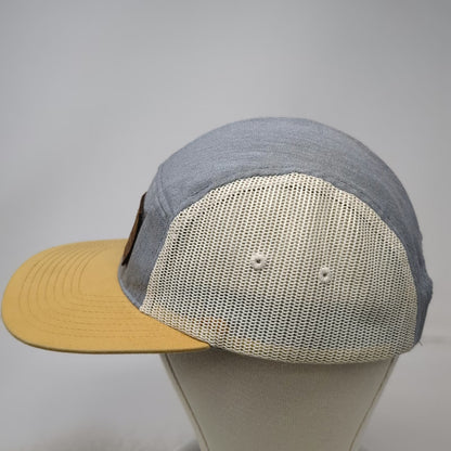 5 Panel Blue Yellow White Hat One Size Mesh Back Crux Fermentation Project