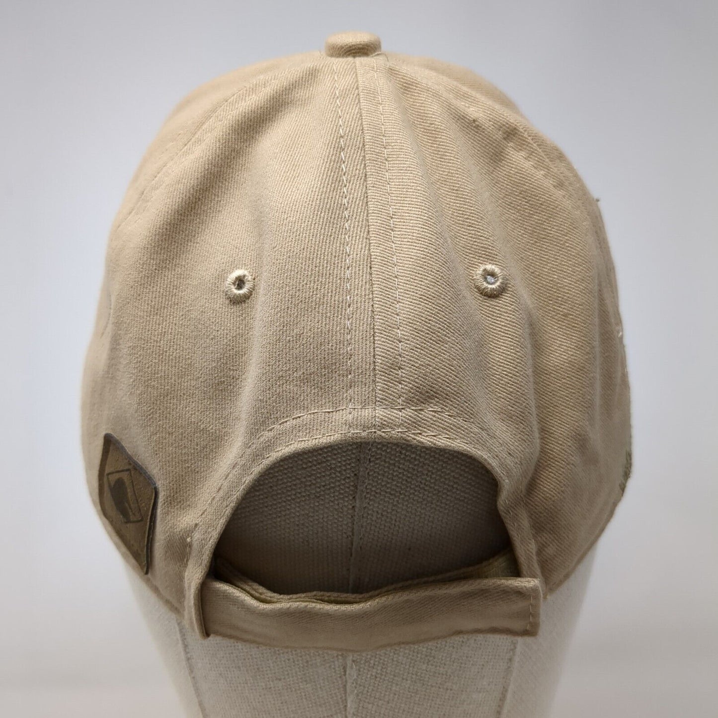 Connections Credit Union Strapback Hat Tan OSFA Embroidered Dri-Duck Wildlife