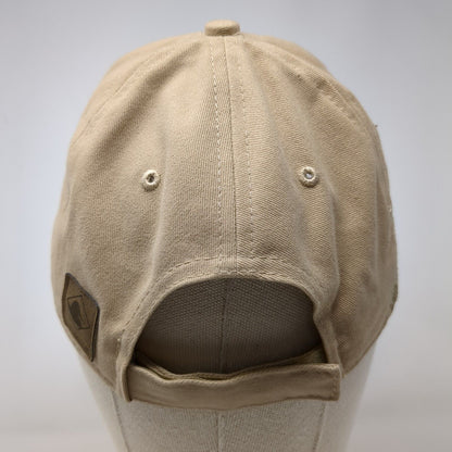 Connections Credit Union Strapback Hat Tan OSFA Embroidered Dri-Duck Wildlife