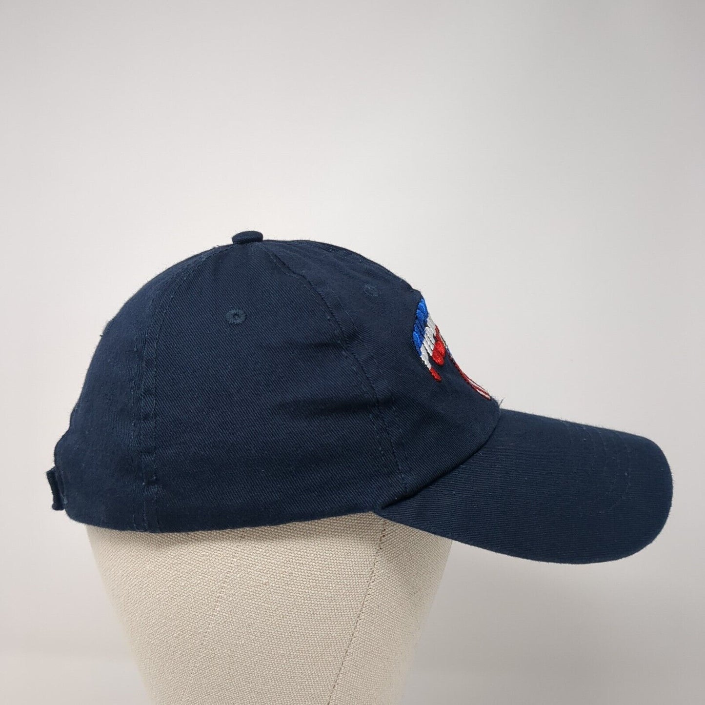Puerto Rico Salsa Strapback Hat Blue One Size Adjustable Embroidered