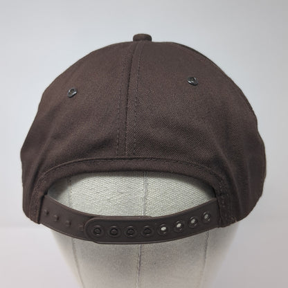 Gold Team JB Hunt Snapback Cap Brown One Size Adjustable Embroidered W/Pins