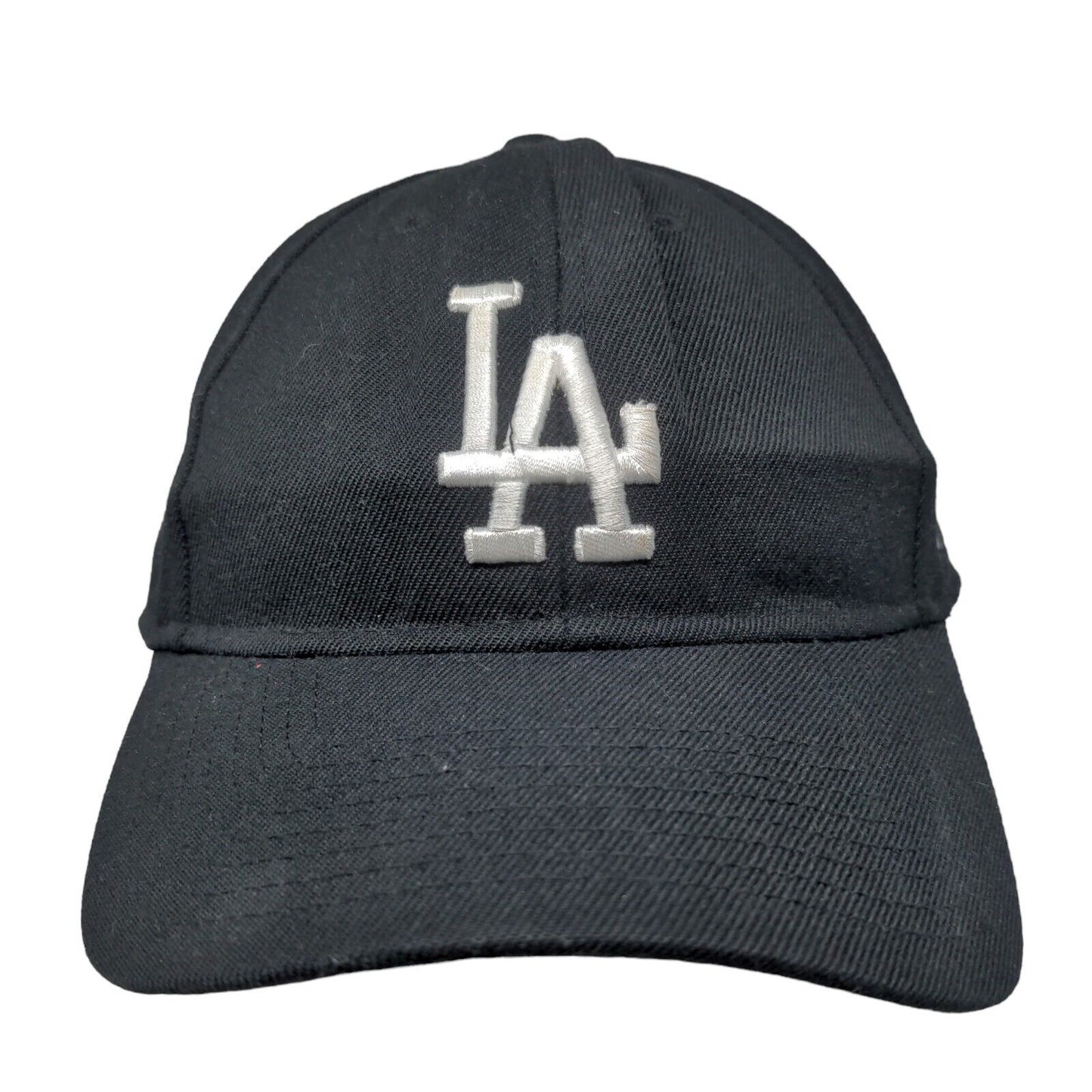 '47 Brand Men's Strapback Hat Black OSFA Embroidered Los Angeles Dodgers Logo