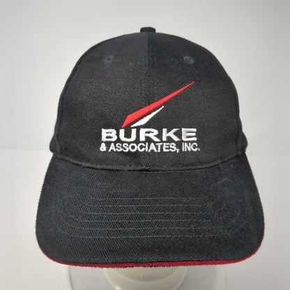 Burke & Associates Inc Strapback Hat Black One Size Adjustable Headmost