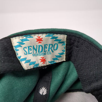 Sendero Zion National Park Green Snapback Hat One Size Topo Map Rope Adjustable