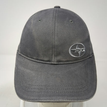 Scion Baseball Cap Gray One Size What Moves You Logo Slogan Strapback Hat Cotton