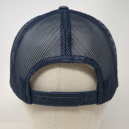 Yupoong Trucker Hat Blue One Size Flathead Lake Montana Sunset Mesh Snapback