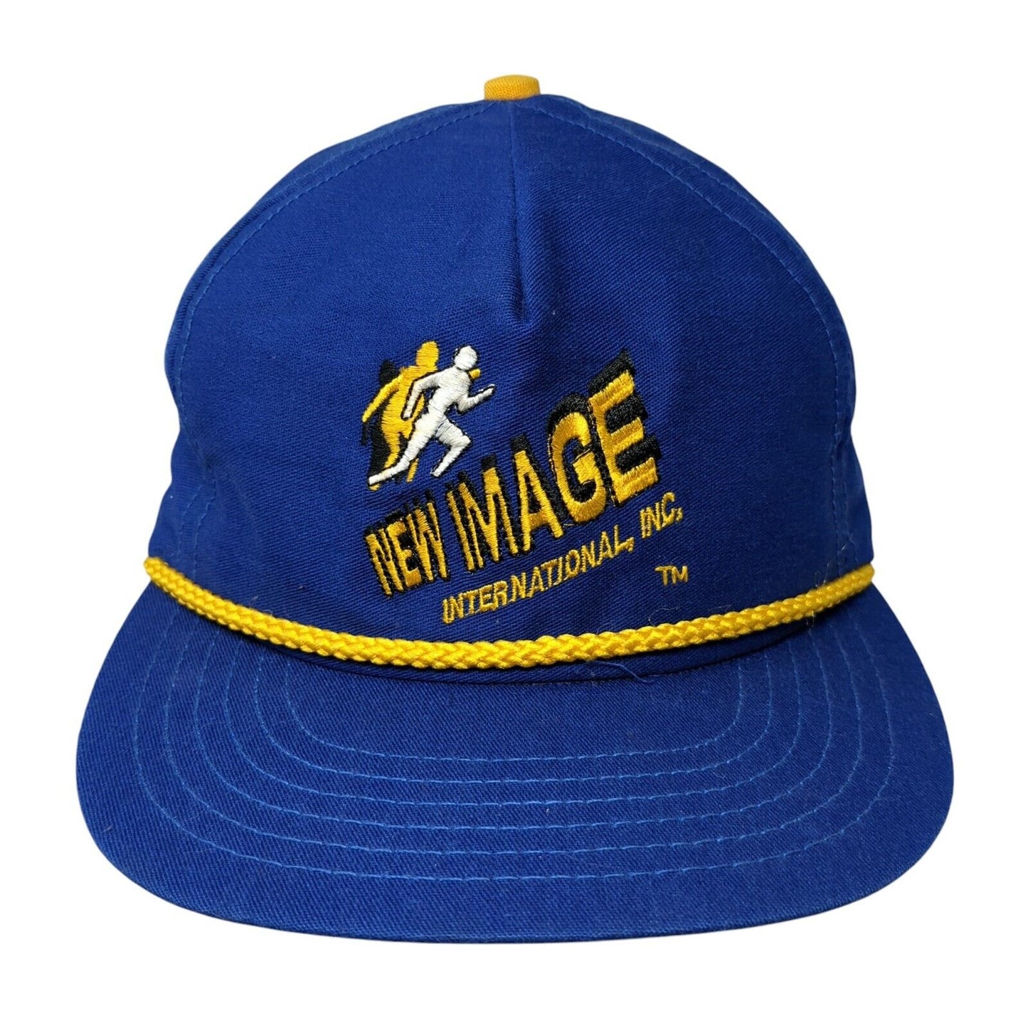 New Image International Inc Snapback Rope Hat Blue OSFA Embroidered