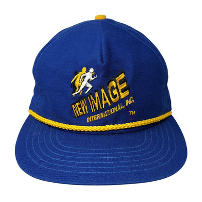 New Image International Inc Snapback Rope Hat Blue OSFA Embroidered