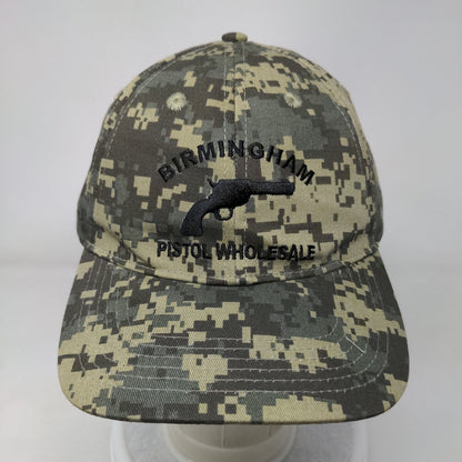 Birmingham Pistol Wholesale Strapback Hat Camouflage One Size 6 Panel