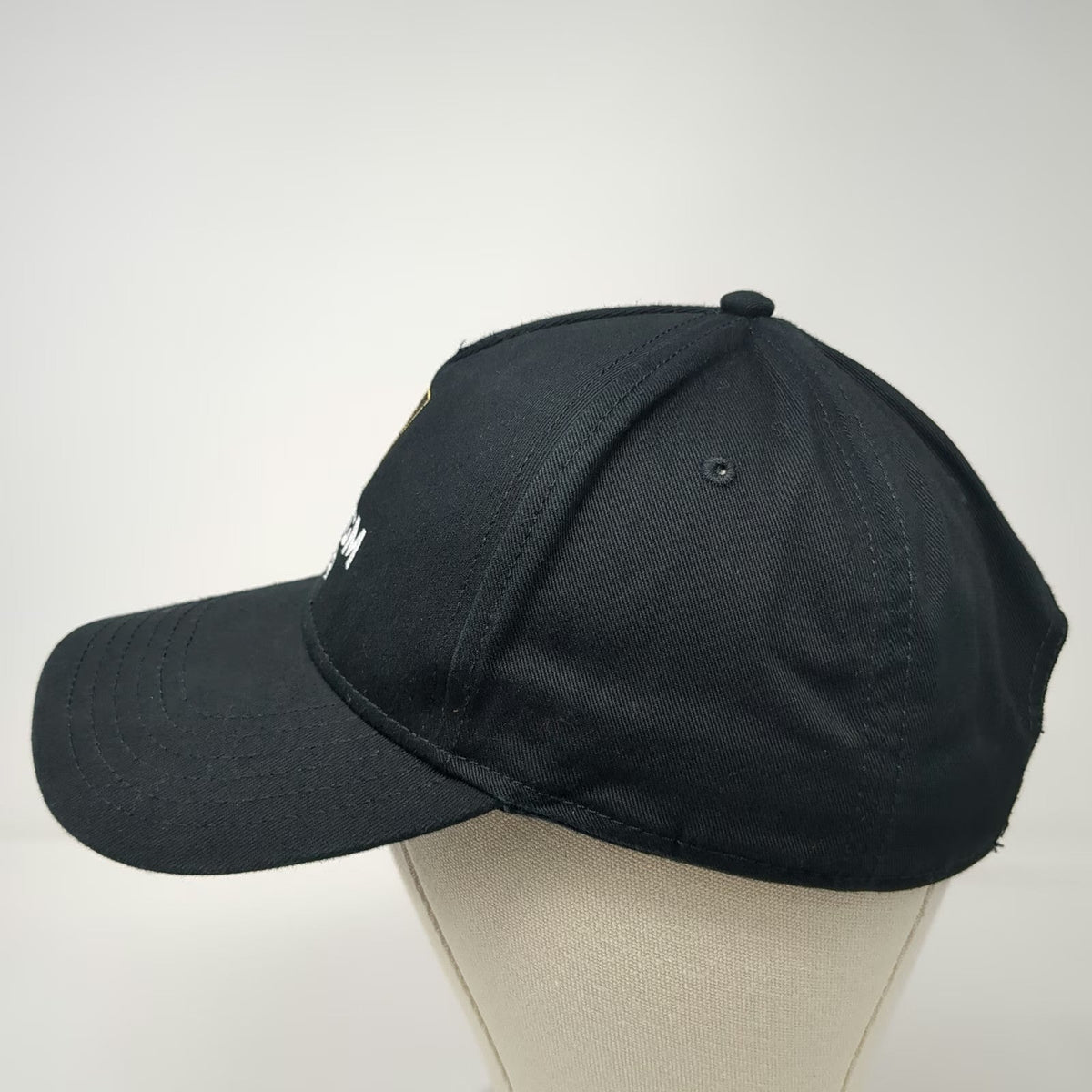 Otto 5 Panel Black Hat One Size BetMGM Poker Logo Betting Strapback Cotton