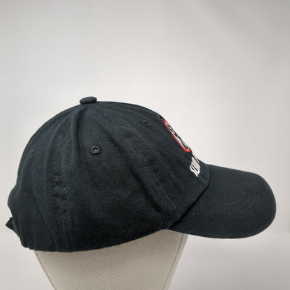 Slim Chickens Strapback Hat Black One Size Stingray Headwear 6 Panel