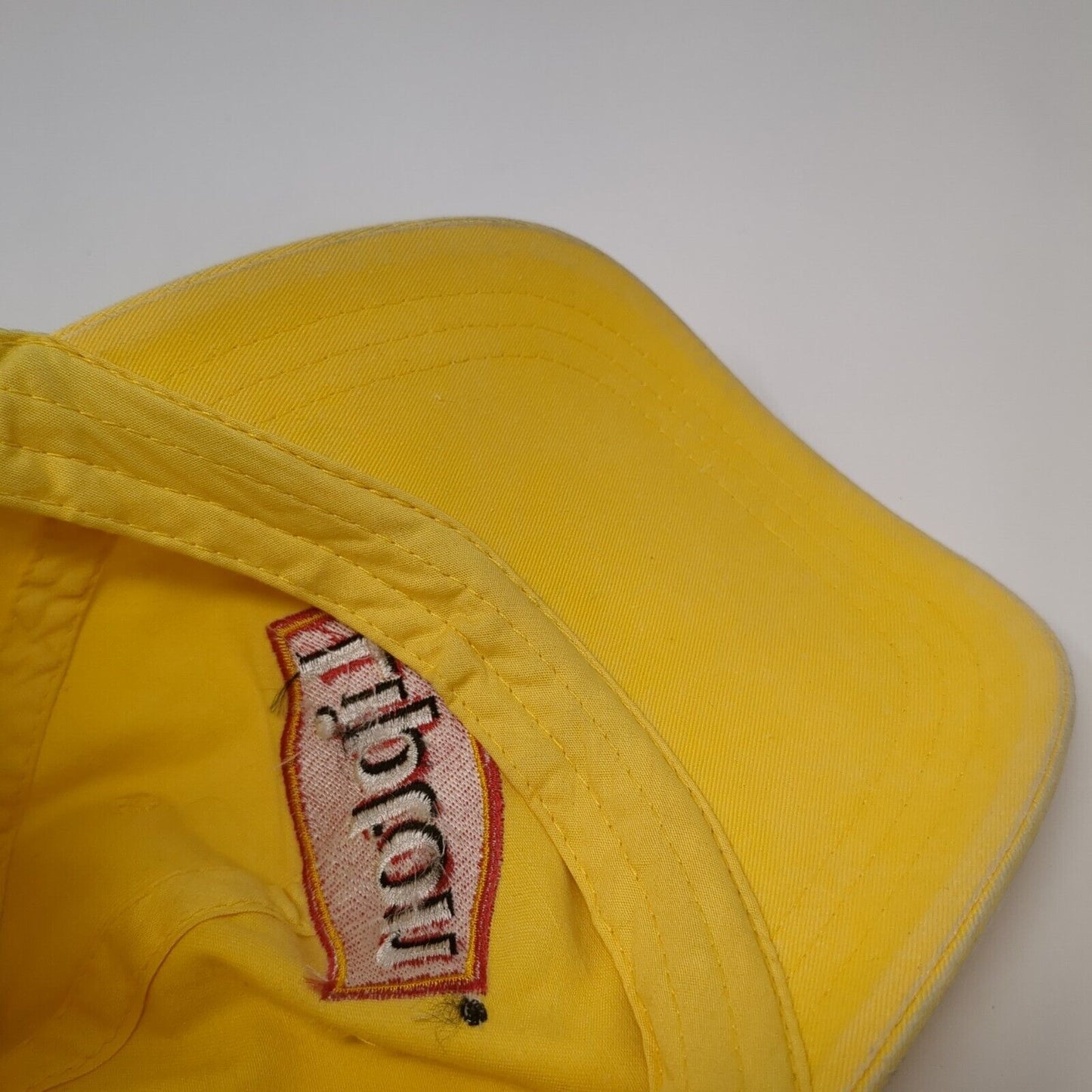 Lipton Slideback Hat Yellow One Size Adjustable Embroidered Toppers