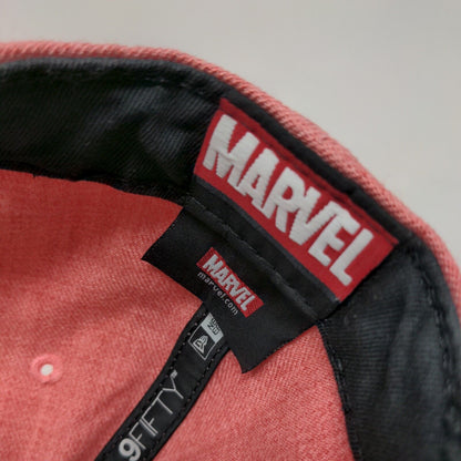 Deadpool Marvel Snapback Hat Red OSFM Original Fit Adjustable 9Fifty New Era