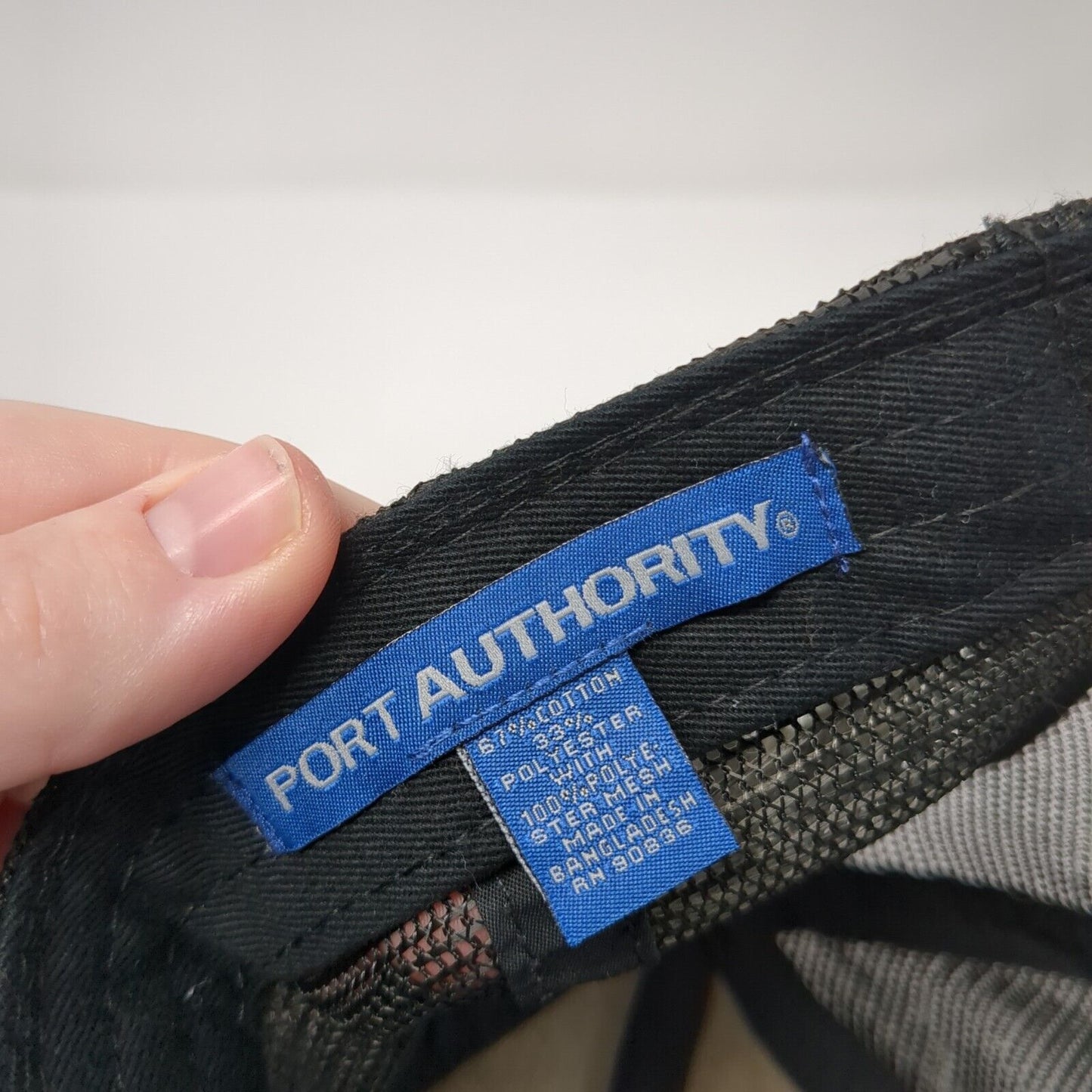 Vikings The Fight Is What Feed Us Trucker Hat Gray OS Mesh Back Port Authority