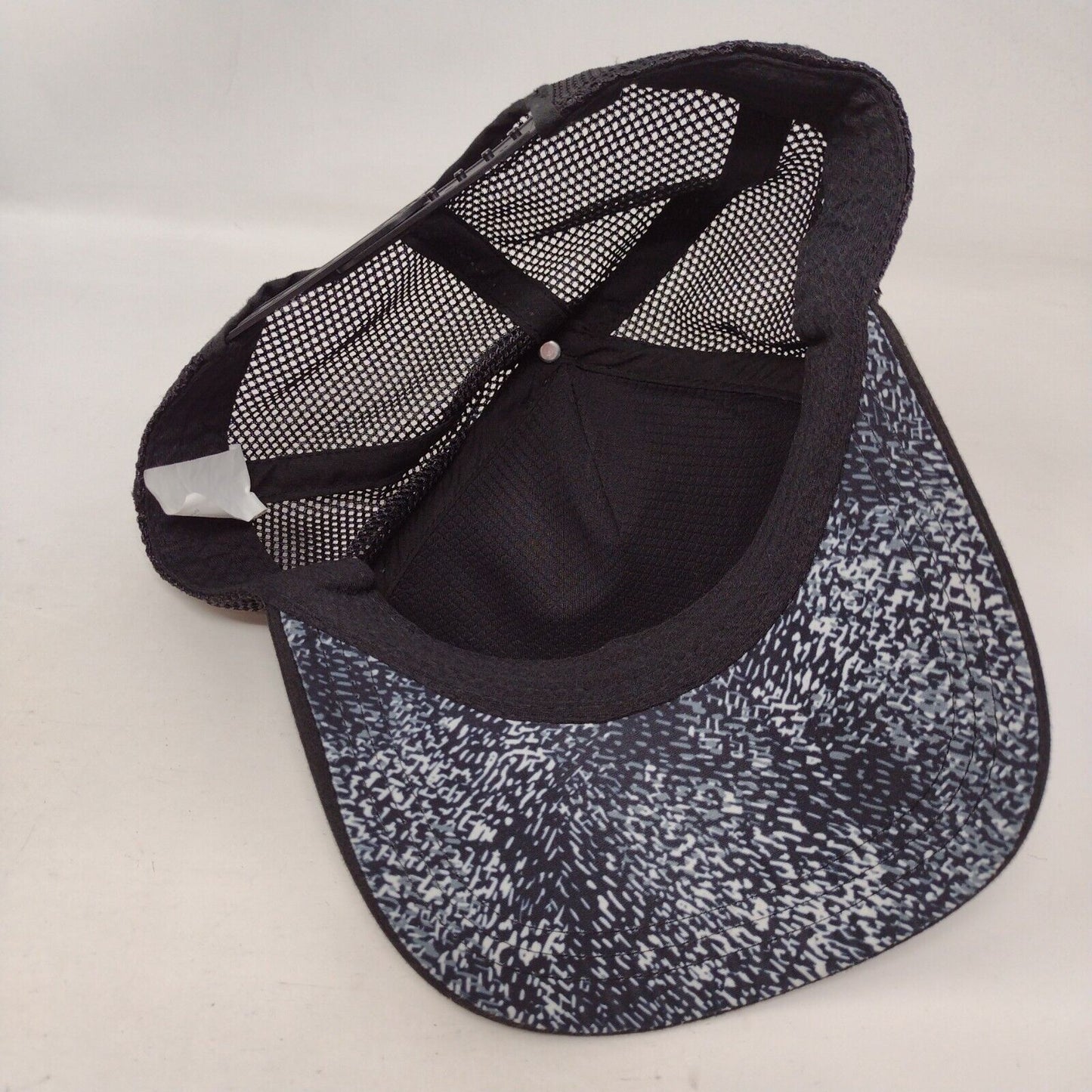 Gaiam Snapback Trucker Hat Black One Size Adjustable Mesh Back Blank