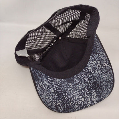Gaiam Snapback Trucker Hat Black One Size Adjustable Mesh Back Blank