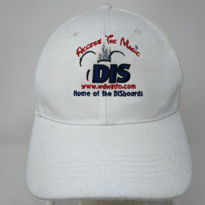 TAN Baseball Cap White One Size DISboards WDWinfo Access The Magic Disney Hat