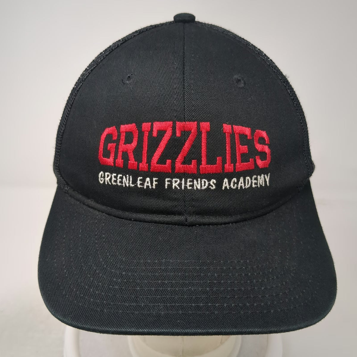 Port Authority Trucker Hat Black One Size Grizzlies Greenleaf Friends Academy