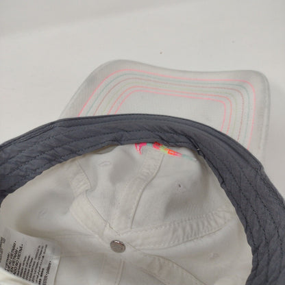 Nike Dri-Fit Child Strapback Hat White One Size Adjustable Embroidered Swoosh